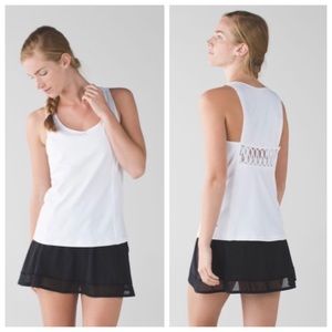 Lululemon Sweaty Or Not Tank White Sz. 8